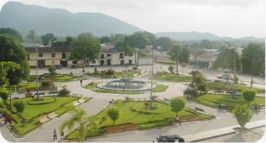 Foto de la plaza de armas de ciudad de Moyobamba