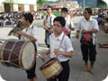 Musicos típicos de la selva peruana