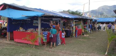 estantes de ventas