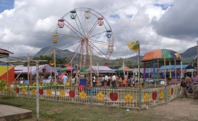 fairground moyobamba children having fun